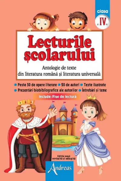 Lecturile scolarului, clasa IV (antologie de texte din literatura română şi universală)