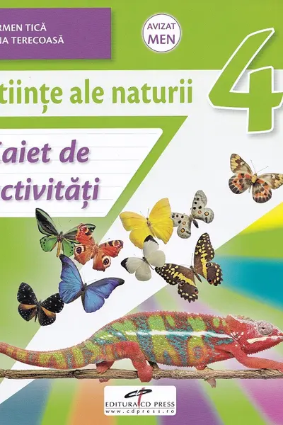 Științe ale naturii - Clasa 4 - Caiet de activități