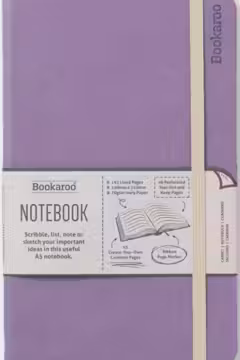 Bookaroo Notebook A5 Journal Aubergine