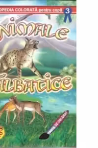 Animale salbatice - Carte de colorat