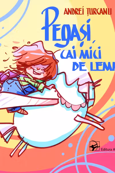 Pegasi cai mici de lemn