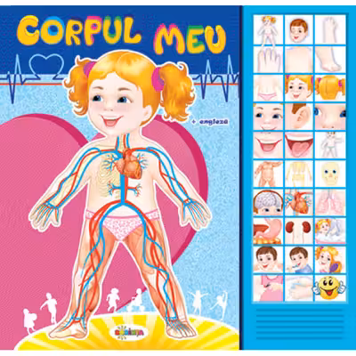 Carte cu sunete - Corpul meu
