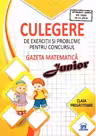Gazeta matematica Junior 2017. Clasa pregatitoare. Culegere de exercitii si probleme - Camelia Burlan, Roxana Gheorghe, Irina Elena Negoita
