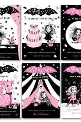 Pachet format din 6 titluri Isadora Moon merge la scoala, merge la balet, merge cu cortul, da de bucluc