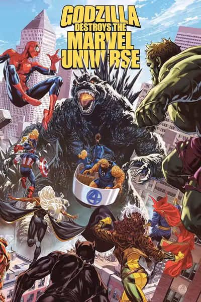 Godzilla Destroys the Marvel Universe