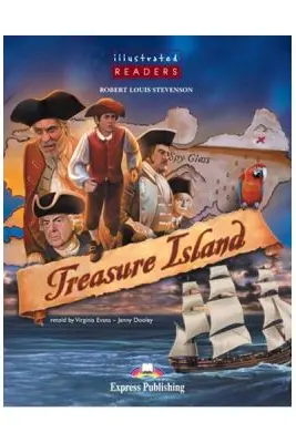 Literatura adaptata pentru copii benzi desenate Treasure Island