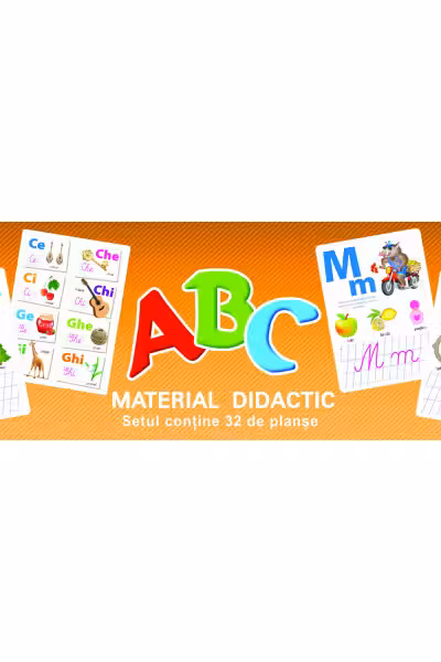 Planse ABC in culori cu imagini