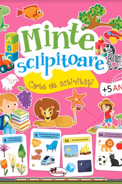 Minte sclipitoare. Carte de activitati +5 ani