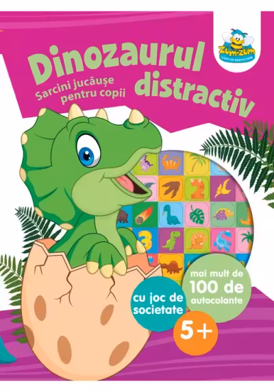 Dinozaurul distractiv - Sarcini jucause pentru copii
