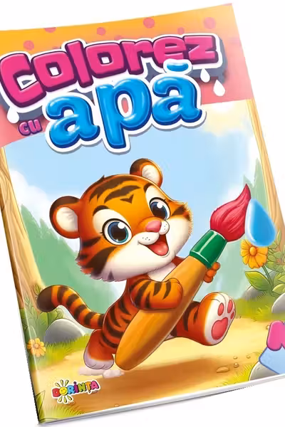 Colorez cu apa 1 - Tigru