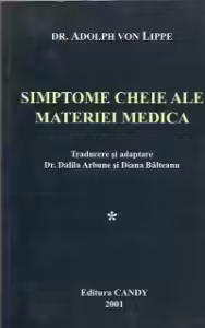 Simptome cheie ale materiei medica - Volumul I, A-K