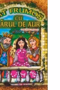 Fat Frumos cu parul de aur - carte de colorat + Creioane color 12 culori