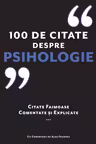 100 de citate despre psihologie