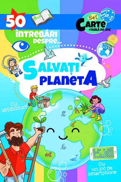 50 Intrebari despre ... Salvati Planeta ( cu abtibilduri)
