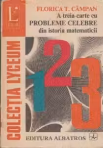 A treia carte cu probleme celebre din istoria matematicii
