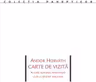 Carte de vizita. In care autorul povesteste cum a devenit maghiar