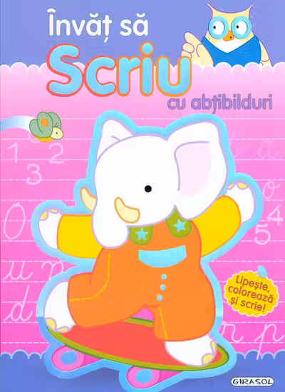 Invat sa scriu cu abtibilduri