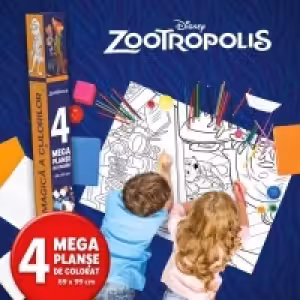 Disney. Zootropolis Lumea magica a culorilor 4 megaplanse