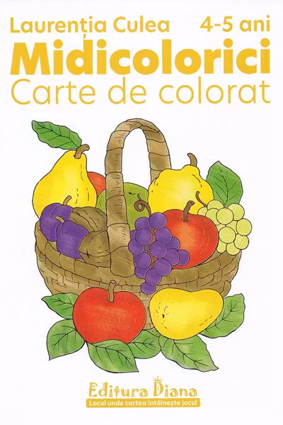 Midicolorici. Carte de colorat 4-5 ani