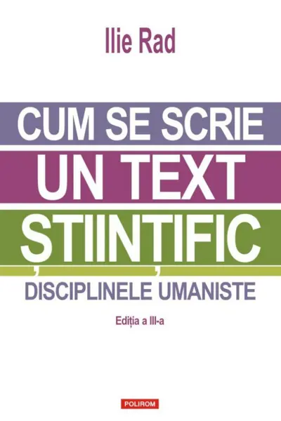 Cum se scrie un text stiintific