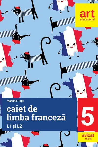 Limba franceza L1 si L2 - Clasa 5 - Caiet de lucru