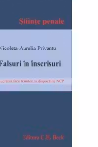 Falsuri in inscrisuri - lucrarea face trimiteri la NPC