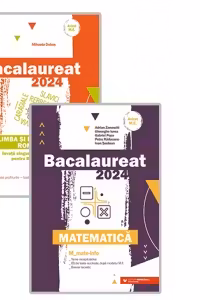 Pachet Bacalaureat 2024. Limba si literatura romana + Bacalaureat 2024. Matematica M_MATE-INFO