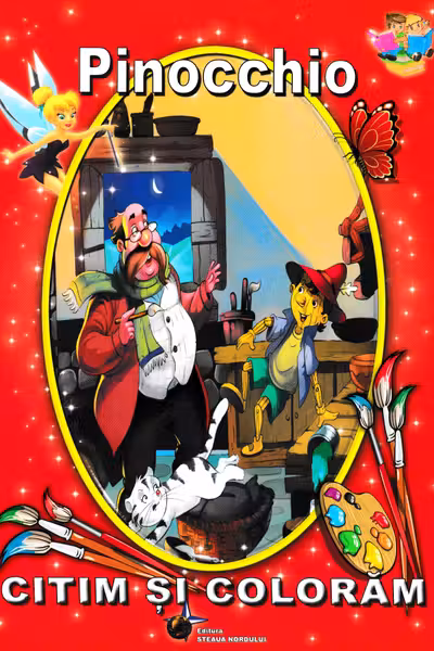 Pinocchio Citim si coloram