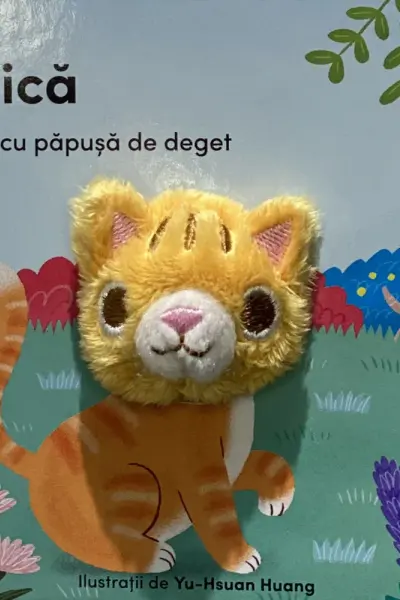 Carte cu papusa de deget. Pisica