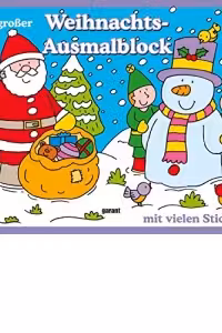 Mein grosser Weihnachts-Ausmalblock Band 2 mit Sticker
