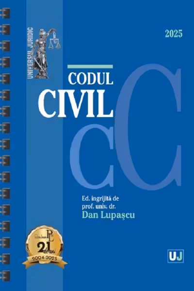 Codul civil Ianuarie 2025 Ed. Spiralata