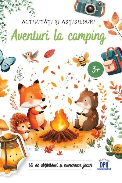 Aventuri la camping. Activități și abțibilduri