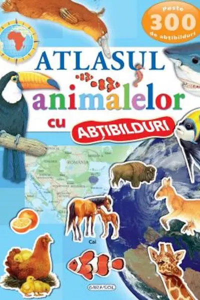 Atlasul animalelor cu abtibilduri