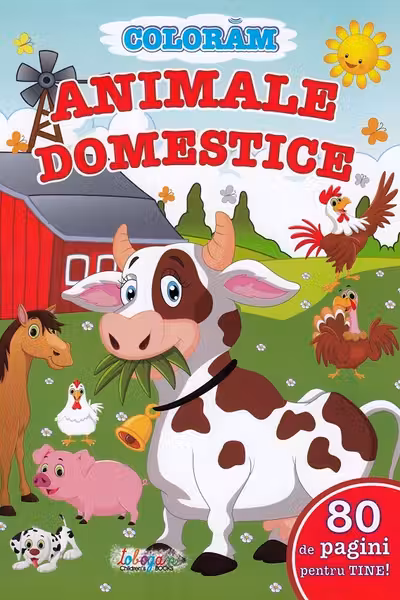 Colorăm animale domestice. 80 de pagini pentru tine!