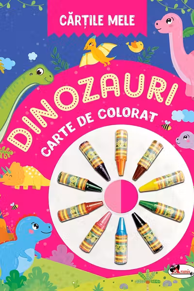 Cartile mele de colorat. Dinozauri
