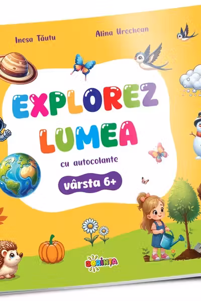 Explorez lumea cu autocolante: varsta 6+