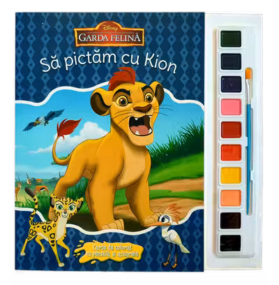 Garda Felina. Sa pictam cu Kion. Carte de colorat