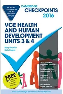 Cambridge Checkpoints VCE Health and Human Development Units 3 and 4 2015 and Quiz Me More - Mary McLeish, Sally Rogers