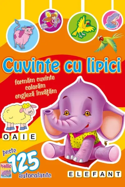 Cuvinte cu lipici Elefant