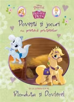 Povesti si jocuri cu prietenii printeselor. Sa le cunoastem pe Blonduta si Dovlecel
