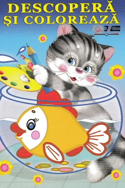 Descopera si coloreaza - Animale domestice