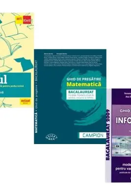 Pachet Bacalaureat 2026. Eseul. Pregatire individuala pentru proba scrisa, Matematica filiera tehnologica: servicii, resurse si tehnic si Informatica clasele 11-12, intensiv Pascal C/C++ - Liliana Paicu, Marius Burtea, Susana Galatean