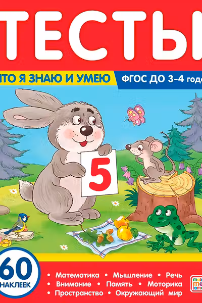 Тесты. Что я знаю и умею. 3-4 года