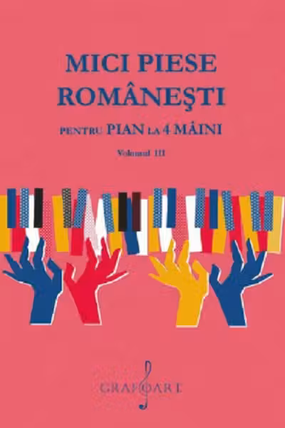 Mici piese românești pentru pian la 4 mâini Vol.3