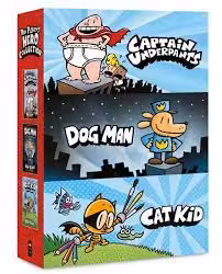 Dav Pilkey Hero Collection 3 Books Boxed Set