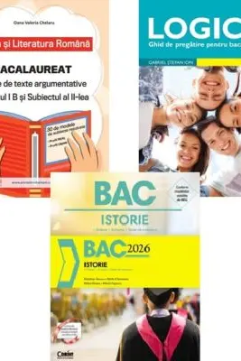 Pachet Bacalaureat Limba si literatura romana Subiectul 1 si 2, Logica si Istorie - Oana Valeria Chelaru, Gabriel Stefan Ion, Marilena Bercea