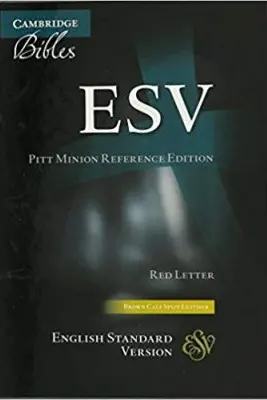 ESV Pitt Minion Reference Bible, Brown Calf Split Leather, Red-letter Text