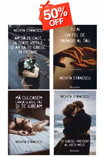 Setul Top 4 volume de Nichita Stănescu (+Carte Cadou Surpriză)