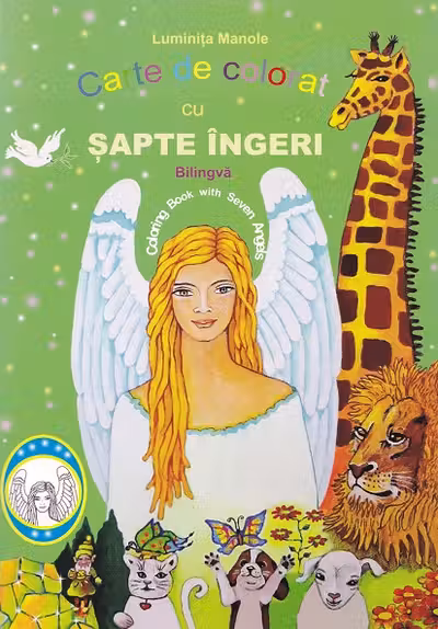Carte de colorat cu sapte ingeri