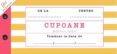 Cupoane: pentru copii